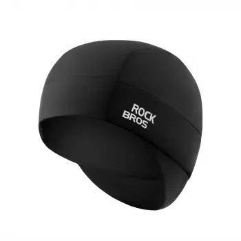 Zimní oboustranná cyklistická čepice ROCKBROS M015 černá 54–61 cm