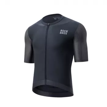 Cyklistický dres ROCKBROS 15200025 krátký rukáv velikost S černý