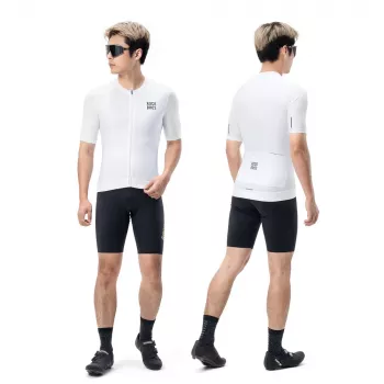 Cyklistický dres ROCKBROS 15200025 krátký rukáv velikost XS bílý