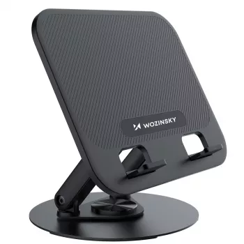 Wozinsky WRS-K75 otočný stojan na notebook a tablet – černý