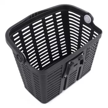 Wozinsky WKR-PK košík na kolo, plast, černý, upevnění na řídítka, 15L