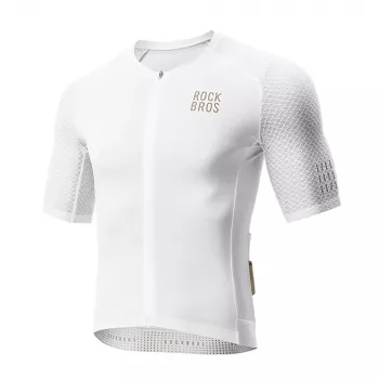 Cyklistický dres ROCKBROS YDDX011 Diamond krátký rukáv XXS bílý