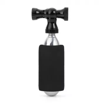 ROCKBROS CO2 hlavice hustilky CNC slitina hliníku ventilek pro Presta/Schrader – černá