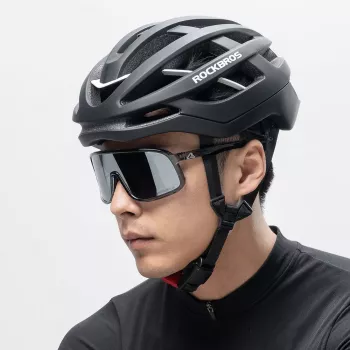 Cyklistická helma ROCKBROS HC-58BK-M 55-58 cm, černo-šedá