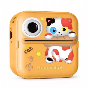 Wozinsky WDT-05 Kids Instant Print Camera with Thermal Printer - Orange