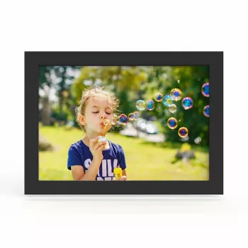 WOZINSKY WRC-32 10,1 inch digitální fotorámeček s aplikací Frameo, 32 GB, černý