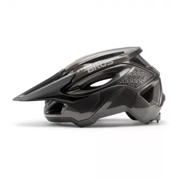 Horská cyklistická helma s nastavitelným štítkem a magnetickou přezkou ROCKBROS LK-99 58-62 cm, titanově šedá