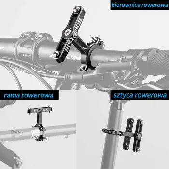 ROCKBROS KS-415 adaptér držáku na láhev černý