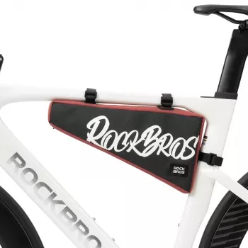 Rockbros G008 Flash Journey Bicycle Frame Bag – XL, Red