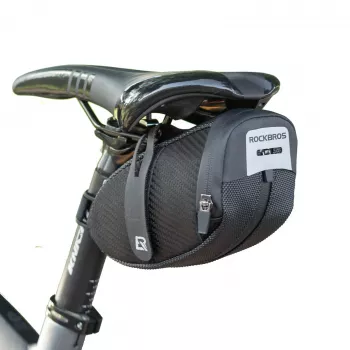 Rockbros B74 Saddle Bag, 0.75 L, Black