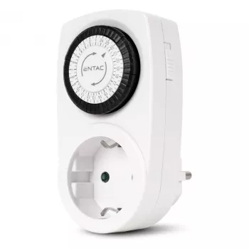 Mechanický časovač ENTAC Mini 24 hodin 24 programů