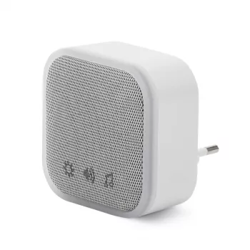 ENTAC Bezdrátový zvonek AC Plug-in IP44 vysílač s 1x baterií CR2032