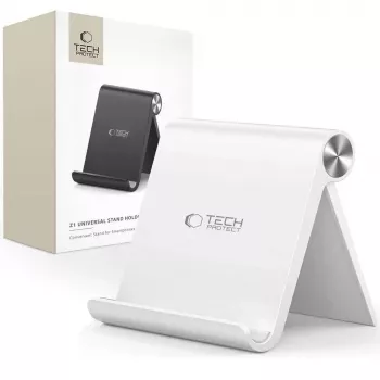 TECH-PROTECT Z1 Univerzální stojan na smartphone a tablet, bílý