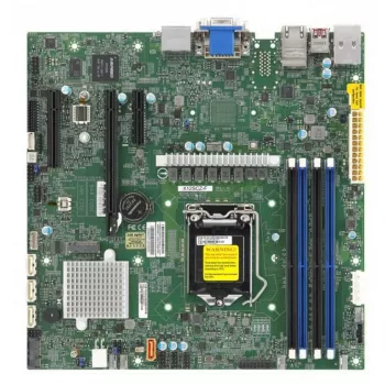 Základní deska Supermicro X12SCZ-QF Micro ATX, Intel C252, LGA 1200, DDR4, Dual Gigabit LAN, IPMI