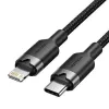 VENTION LALBH kabel USB-C na Lightning 2 m černý MFi certifikace rychlé nabíjení
