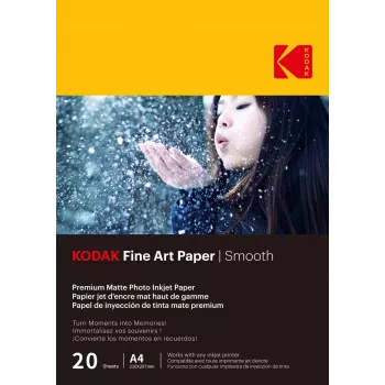Fotopapír Kodak Fine Art Smooth A4, 230 g, 20 listů (9891092)
