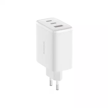 Baseus OS-Cube Pro 2xUSB-C + USB, 65W bílá