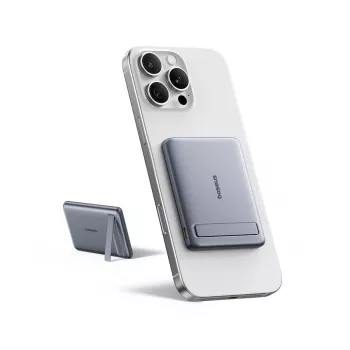 Baseus PicoGo AM31 Qi2 5000 mAh 20W, šedá