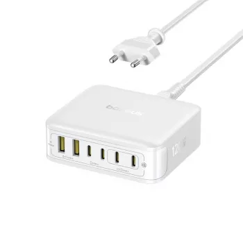 Nabíjecí stanice Baseus EnerFill FH21 120W 4x USB-C + 2x USB-A GaN bílá