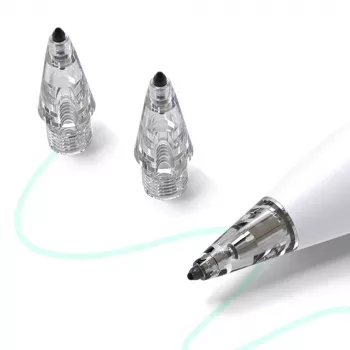 Náhradní hroty Air-Flex Tips Metapen - transparentní (4 ks) pro Metapen Pencil A8, A11, M1