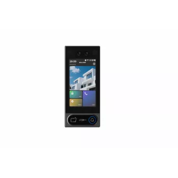 DAHUA VTO6631QB-WP videotelefon s 2MP kamerou, 4,3 inch dotykovým displejem, odemykáním obličejem/otiskem prstu/kartou/heslem/na dálku, IP65, IK08, podomítková montáž, černá