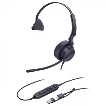 Headset Yealink UH 44 Mono USB-C/A