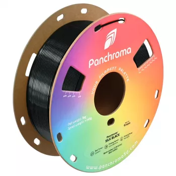 Polymaker Panchroma PLA Silk filament pro 3D tiskárny, 1,75 mm, 1 kg, černá
