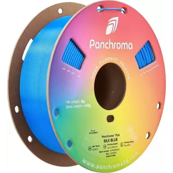 Polymaker Panchroma PLA Silk 1,75 mm modrá 1 kg filament pro 3D tiskárny