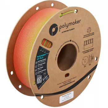 Polymaker HT-PLA filament pro 3D tiskárny, 1,75 mm, 1 kg, Gradient Tropical