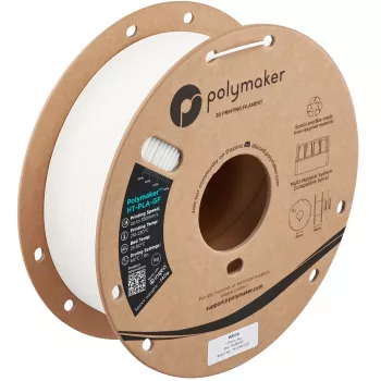 Polymaker HT-PLA-GF filament pro 3D tiskárny, 1,75 mm, 1 kg, bílá