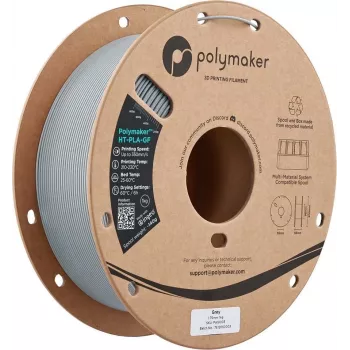 Polymaker HT-PLA-GF filament pro 3D tiskárny, 1,75 mm, 1 kg, šedá