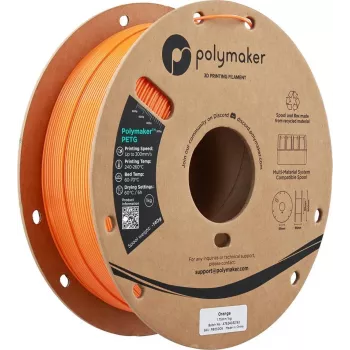 Polymaker PETG filament pro 3D tiskárny, 1,75 mm, 1 kg, oranžová (PB05005)