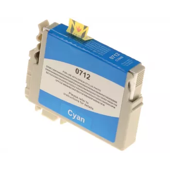 G&G Ninestar kompatibilní inkoustová kazeta pro Epson T0712/C13T07124012 azurová