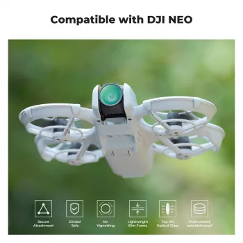 Cirkulární polarizační filtr 8K Ultra HD K&F Concept Nano-X pro DJI Neo / KF01.2828