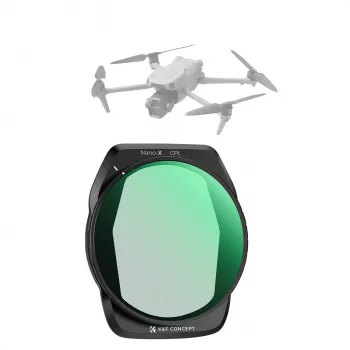 Cirkulární polarizační filtr CPL Ultra HD 8K K&F Concept Nano-X pro dron DJI Air 3S KF01.2878