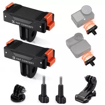 Magnetická rychloupínací montáž KF 2 ks pro DJI Osmo Action 6 / Nano, GoPro a 1/4