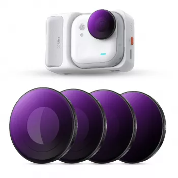 Sada filtrů K&F Concept 4 ks 2v1 ND/PL ND8/PL ND16/PL ND32/PL ND64/PL pro Insta360 GO Ultra, SKU.1673