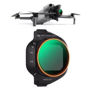 Variabilní ND filtr K&F ND2-ND32 pro dron DJI Mini 5 Pro, sklo AGC