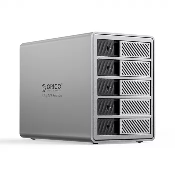 ORICO 9858T3 5-Bay Thunderbolt 3 DAS Solution ProThunder pro 2,5/3,5 inch SATA HDD/SSD - šedá