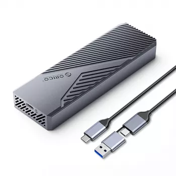 ORICO CNM2-G20 M.2 NVMe USB-C 3.2 20Gbps pouzdro - šedé