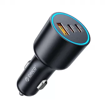 Autonabíječka ORICO HyperDrive 165W USB-A + 2x USB-C, černá