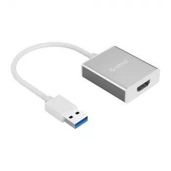 ORICO UTH USB-A 3.0 na HDMI adaptér - stříbrný