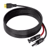 Solární nabíjecí kabel FOSSIBOT XT90-MC4, 5 m, černý