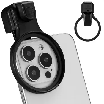 K&F Concept smartphone klipová montáž pro 58mm filtry a objektivy - černá