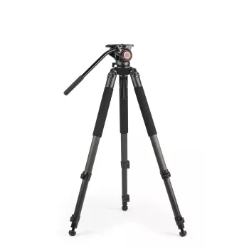 Výškově nastavitelný karbonový stativ SWIT ELECTRONICS MUF100C s otočným ramenem, výška 40-170 cm