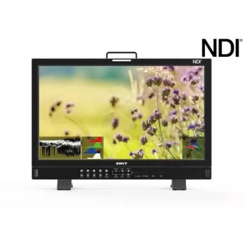 SWIT ELECTRONICS BM-245-NDI 23,8 inch 4K NDI video monitor - Full HD QLED displej s 3D LUT
