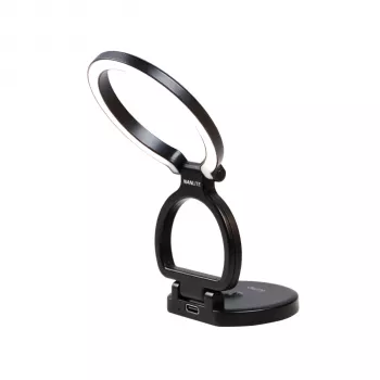 Kruhové světlo NANLITE Lumo Polar Black