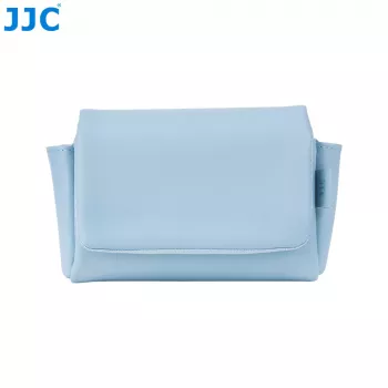 JJC CL-S modré neoprenové pouzdro na fotoaparát pro Ricoh GR III, Canon G7 X, Sony RX100