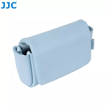 JJC CL-S modré neoprenové pouzdro na fotoaparát pro Ricoh GR III, Canon G7 X, Sony RX100