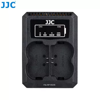 JJC duální USB nabíječka pro Fujifilm NP-W235
